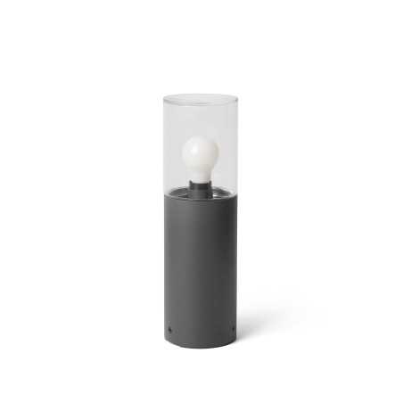 Floor lamp aluminum E27 gray MEYZIEU