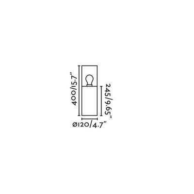 Floor lamp aluminum E27 gray MEYZIEU
