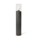 Floor lamp aluminum E27 gray MARIGNY