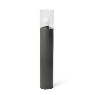 Floor lamp aluminum E27 gray MARIGNY