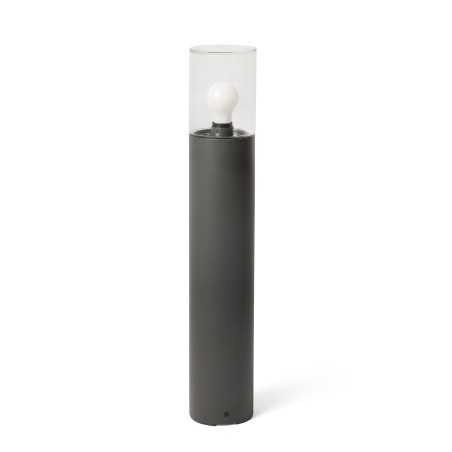 Floor lamp aluminum E27 gray MARIGNY