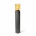 Aluminum floor lamp E27 gray EPARCY