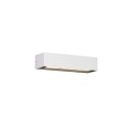 Wall lamp with integrated LED in matte white aluminum AUBURE