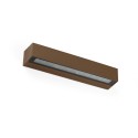 Aluminum wall lamp with integrated LED in oxide MORIEUX.