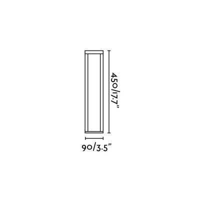 Floor lamp with integrated LED in gray aluminum PLESNOY