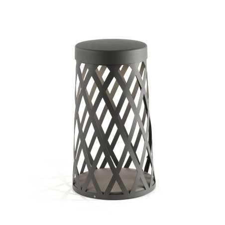 Floor lamp aluminum integrated LED gray LE ROUY