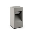Floor lamp with integrated LED in gray cement SURJOUX