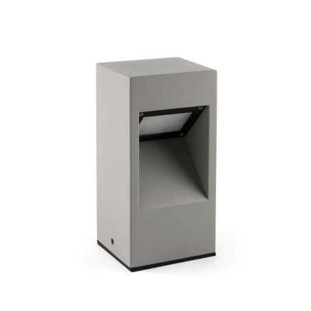 Floor lamp with integrated LED in gray cement SURJOUX