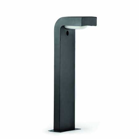 Floor lamp aluminum E27 gray CHARMES