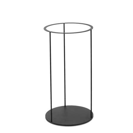 Floor support in black steel for VELIEUX lamp