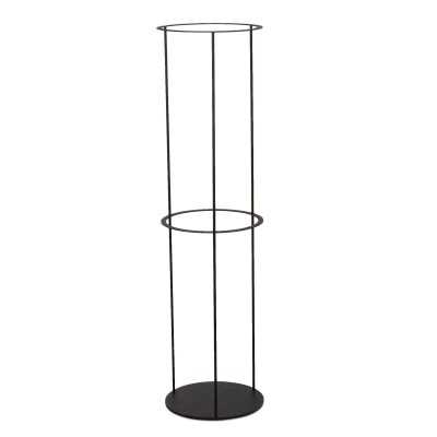 Long black steel floor stand for VELIEUX lamp