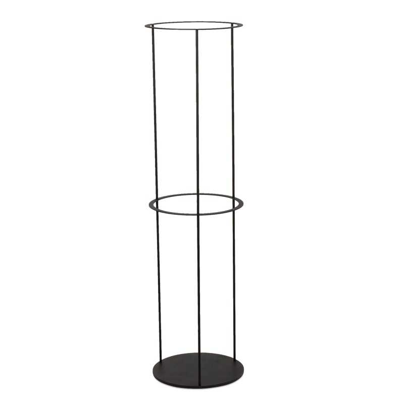 Long black steel floor stand for VELIEUX lamp
