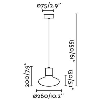Ceiling lamp in aluminum E27 gray SANZEY
