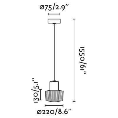 Aluminum E27 gray ceiling lamp SALOUËL