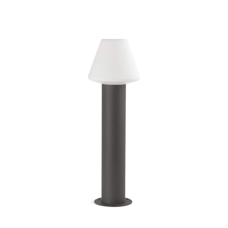 Floor lamp aluminum E27 gray BOUGES