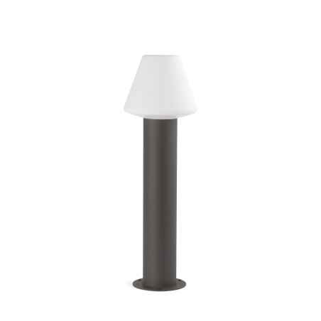 Floor lamp aluminum E27 gray BOUGES