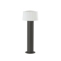 Floor lamp aluminum E27 gray MANTHES