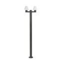 Floor lamp aluminum E27 gray BEAUZAC