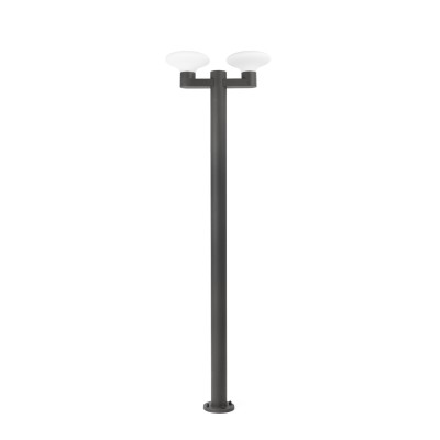 Floor lamp aluminum E27 gray LOISON