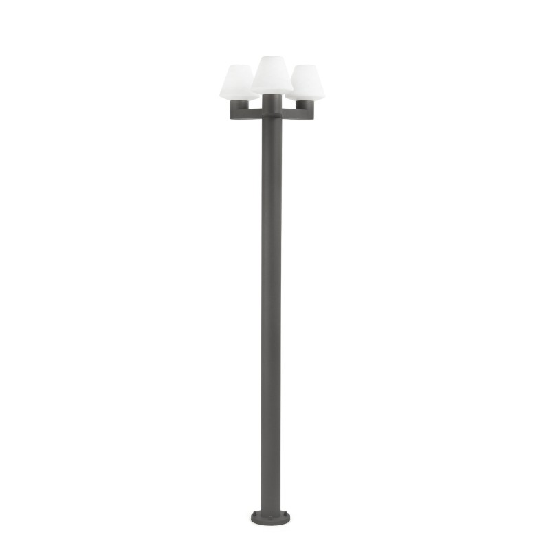 Floor lamp aluminum E27 gray WISQUES