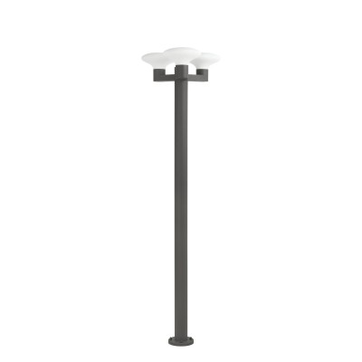 Floor lamp aluminum E27 gray PAIRIS