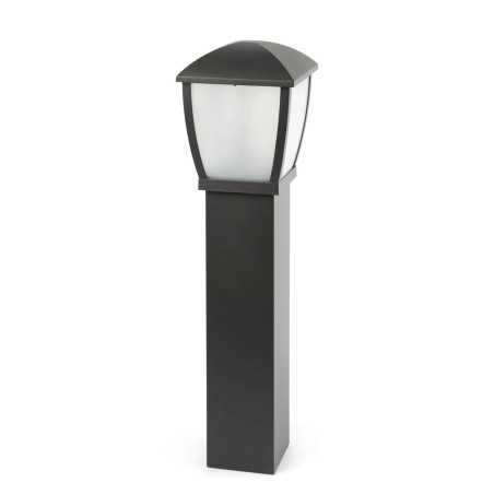Floor lamp aluminum E27 gray BLACK