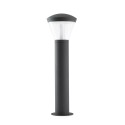 Floor lamp aluminum integrated LED gray FOSSOY