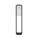 Floor lamp with integrated LED in gray aluminum by ARSANS