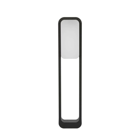 Floor lamp with integrated LED in gray aluminum by ARSANS