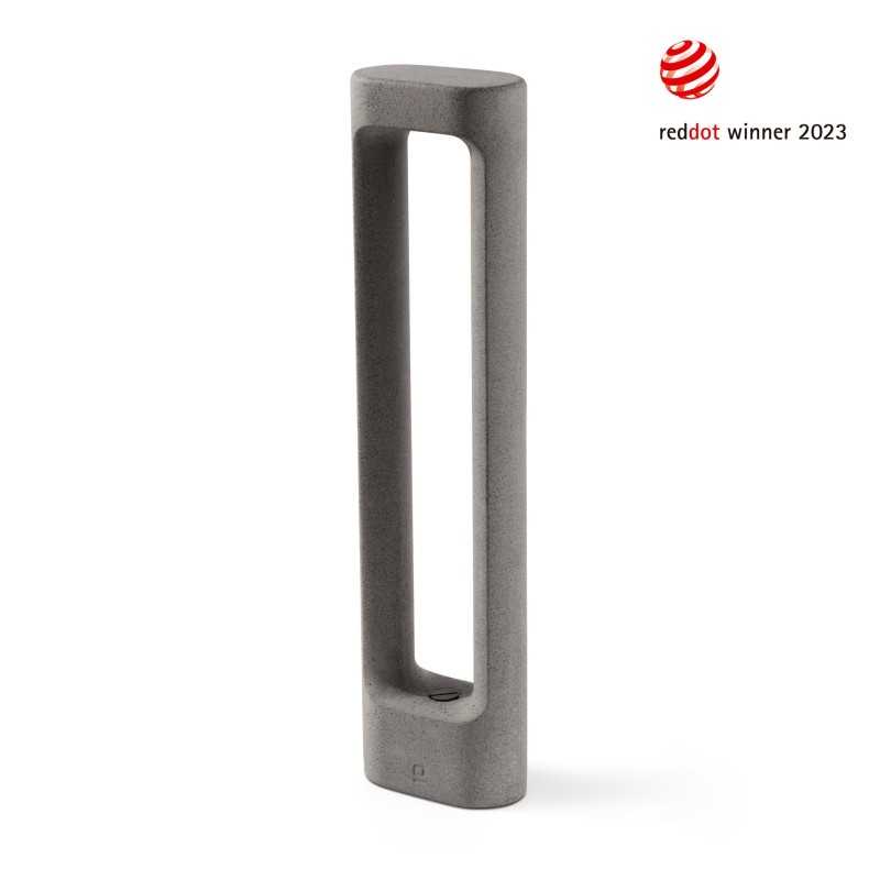 Floor lamp with integrated LED in cement RIBOUX