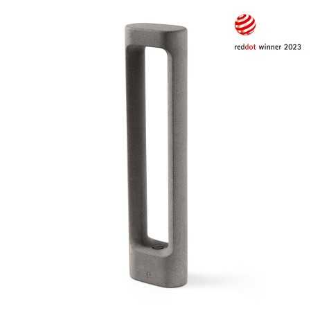 Floor lamp with integrated LED in cement RIBOUX
