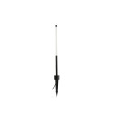 Floor lamp with integrated LED in matte black aluminum TŒUFLES