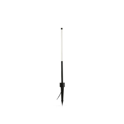 Floor lamp with integrated LED in matte black aluminum TŒUFLES
