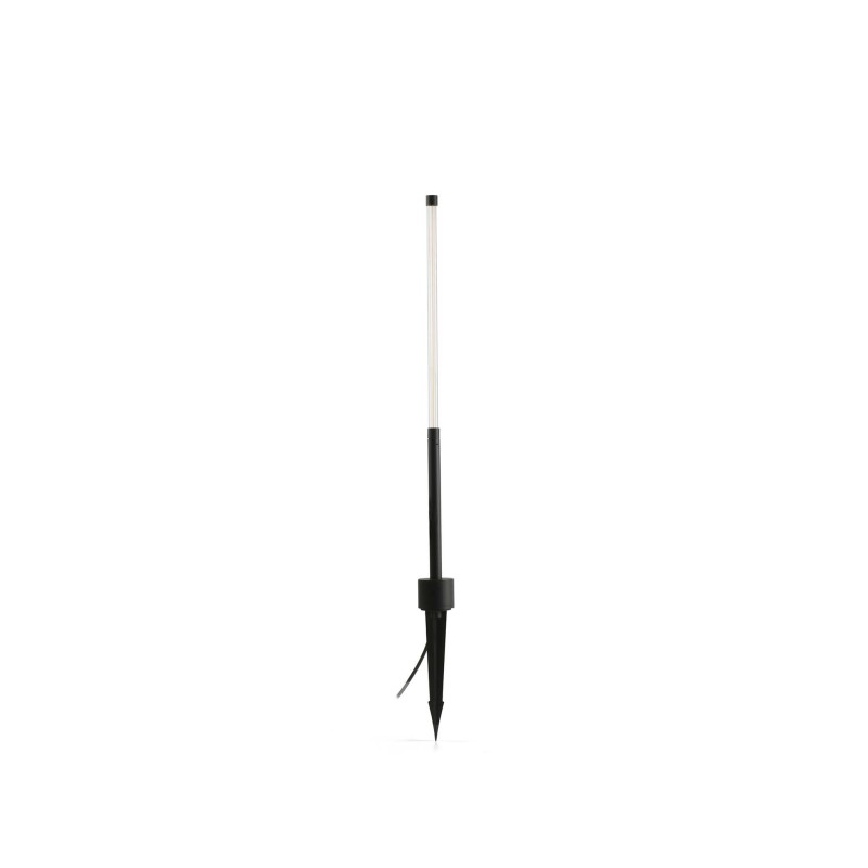 Floor lamp with integrated LED in matte black aluminum TŒUFLES