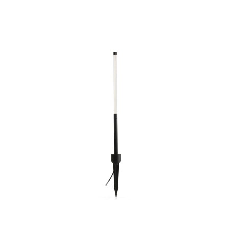 Floor lamp with integrated LED in matte black aluminum TŒUFLES