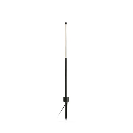 Floor lamp with integrated LED in matte black aluminum by REYNES.