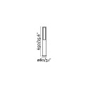Floor lamp with integrated LED in gray aluminum by BELFAYS