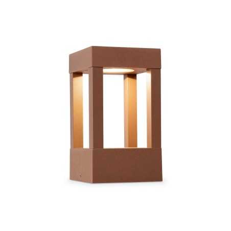 Wall-mounted lamp with integrated LED in brown aluminum by DAMOUZY.