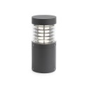 Wall lamp with integrated LED in gray aluminum MUNSTER