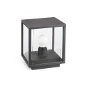 Aluminum E27 gray BISLEE wall lamp