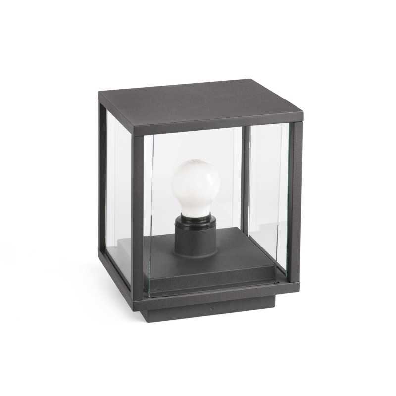 Aluminum E27 gray BISLEE wall lamp