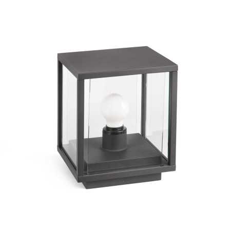 Aluminum E27 gray BISLEE wall lamp