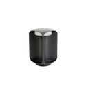 Wall lamp with integrated LED in gray aluminum VITRAC