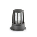 Wall lamp aluminum E27 gray BRANNE