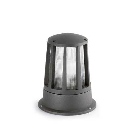 Wall lamp aluminum E27 gray BRANNE
