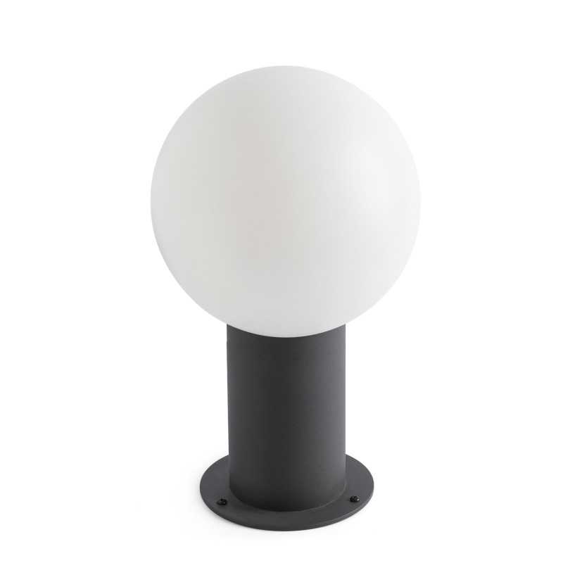 Aluminum E27 gray BALADY wall lamp