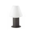 Wall lamp aluminum E27 gray BAUDAS