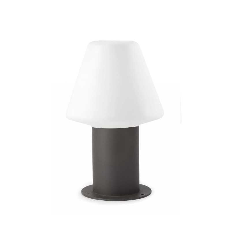 Wall lamp aluminum E27 gray BAUDAS