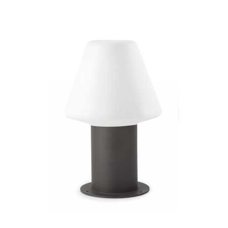 Wall lamp aluminum E27 gray BAUDAS