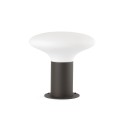 Aluminum E27 gray wall lamp RIVOTTE